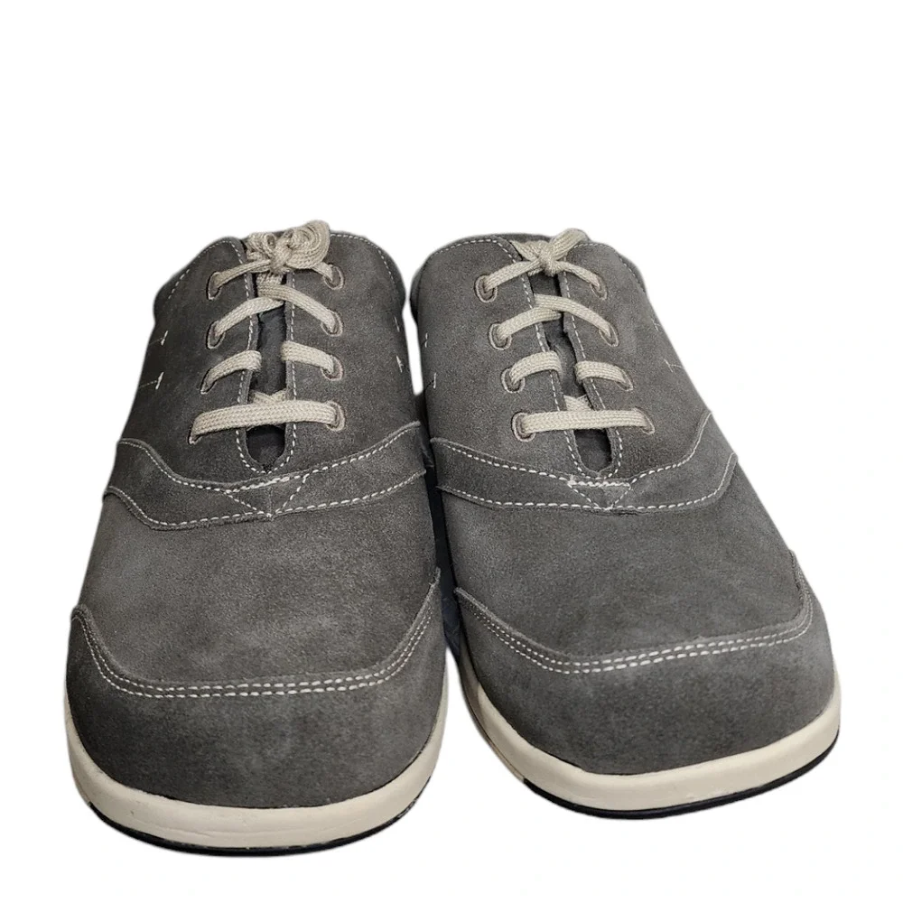 Drew Columbia Grey Suede Comfort Sneaker Wide Width WW 13